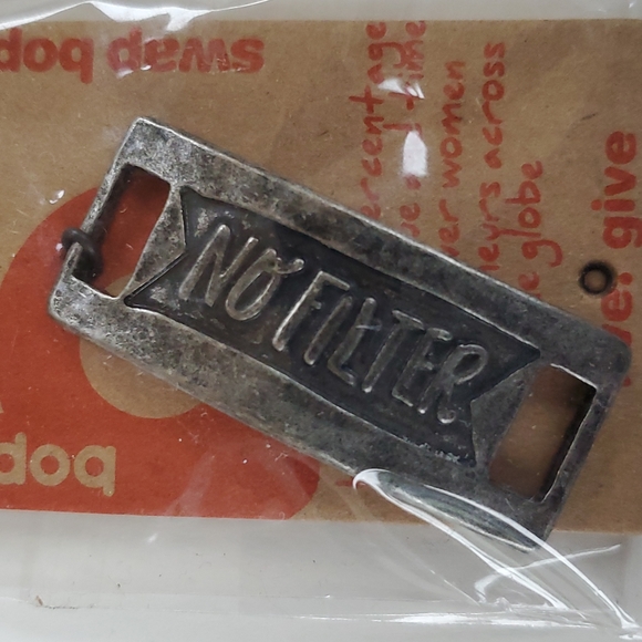 Boutique Swap Bops Adornment Charm No Filter Any Necklace or Bracelet - Picture 2 of 6